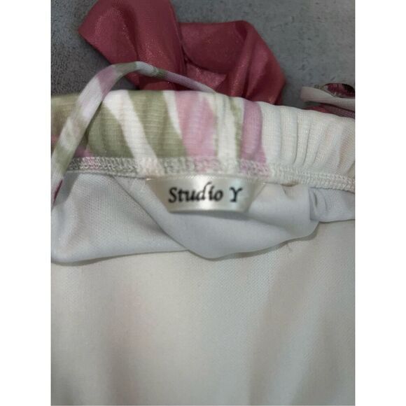 Women’s/Girls Floral Fit & Flare White/Pink Mini Dress XS 0 - Picture 10 of 11